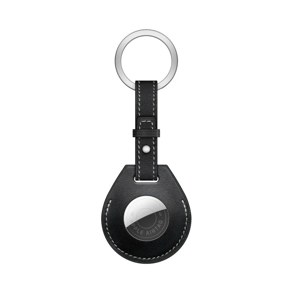 Leather AirTag Keychain Cover