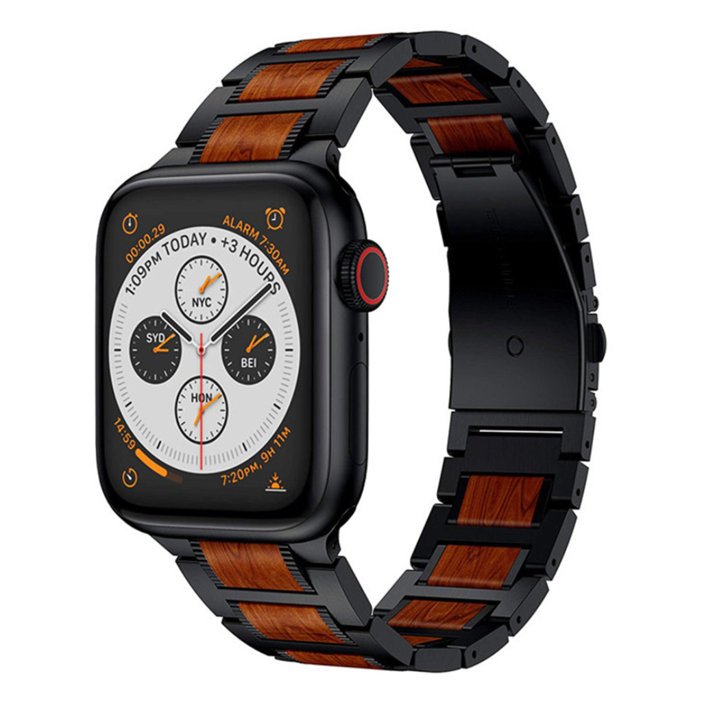 Pulseira Enigma de Madeira Para Apple Watch - Loux