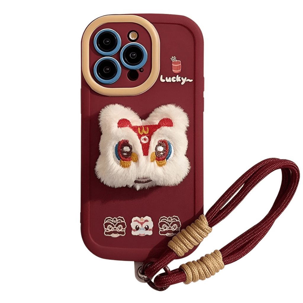 Chinese New Year Plush iPhone Case