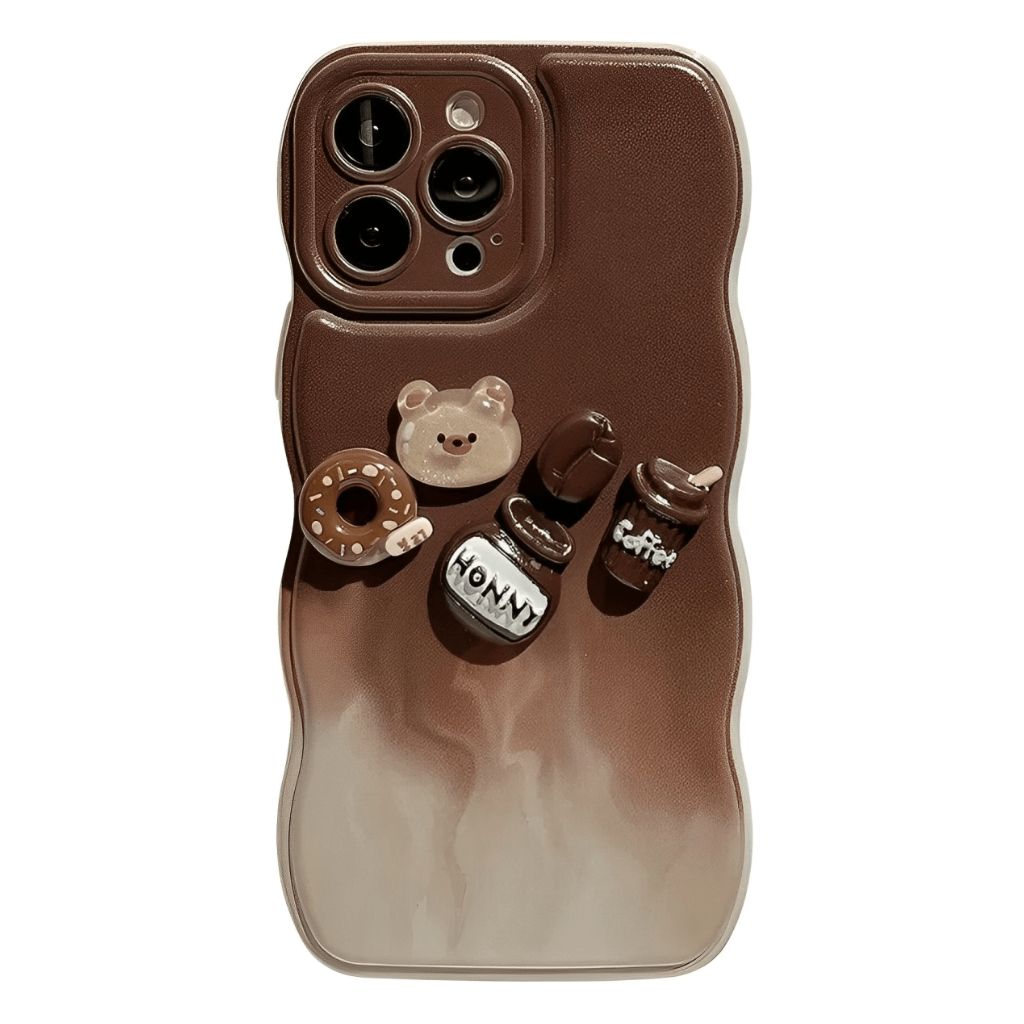 Coffee Bear iPhone Case