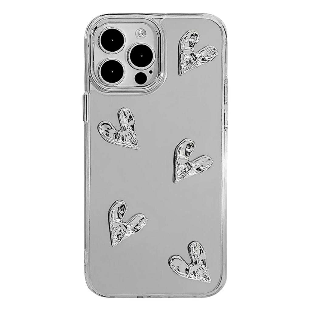 Silver Love iPhone Case