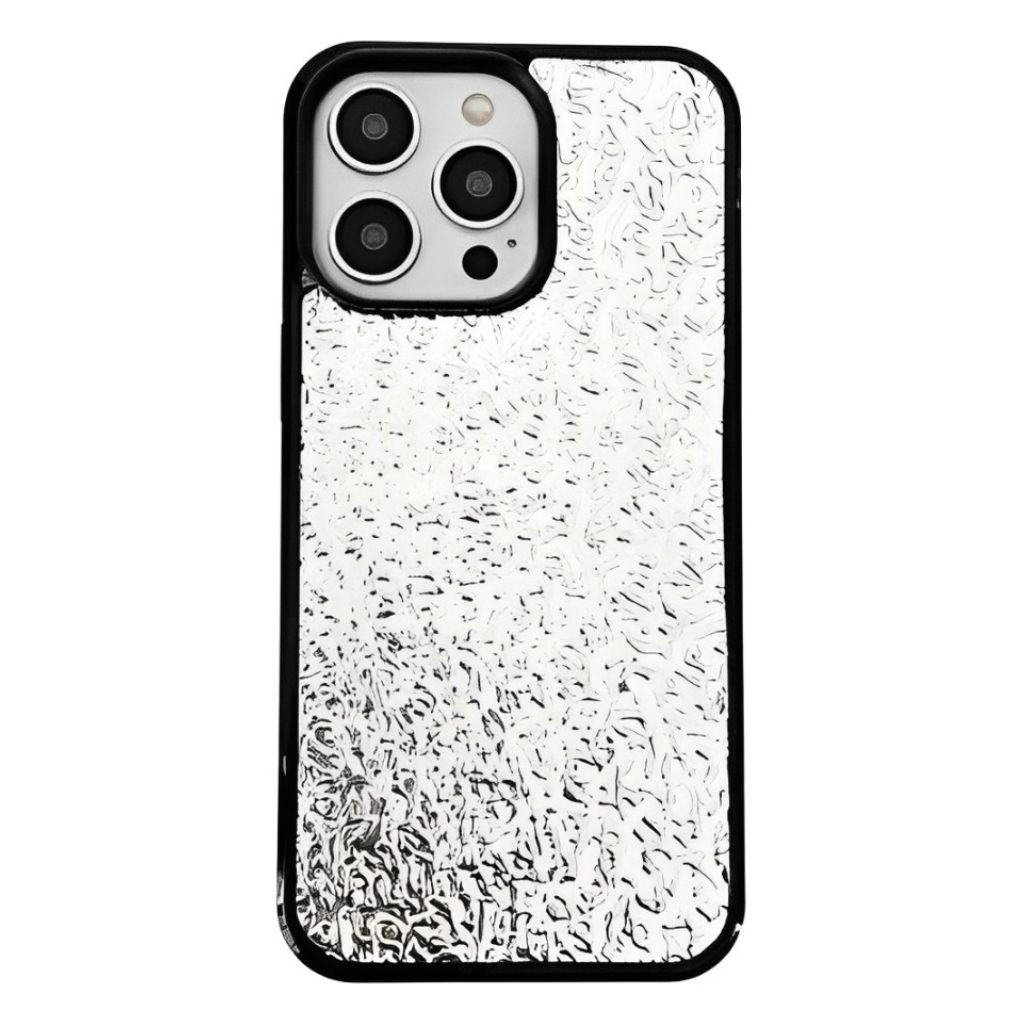 Silver Glossy iPhone Case