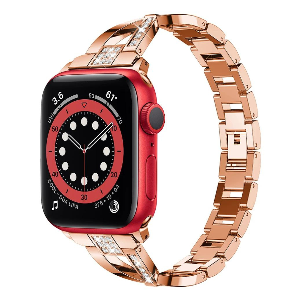 Stainless Steel Crystal Band for Apple Watch