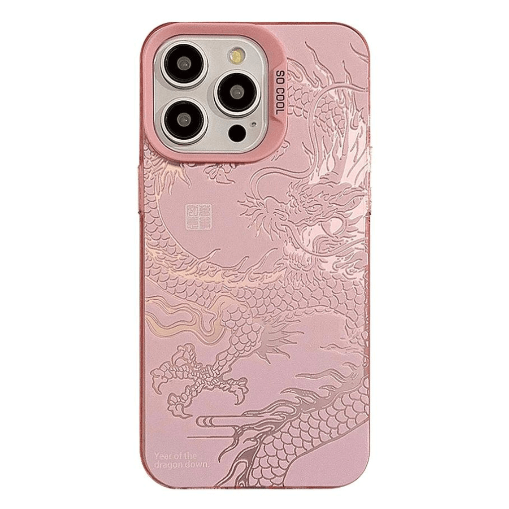 Capa Dragon Pink 2 Para iPhone - Loux