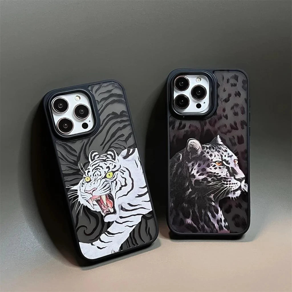 Capa Fierce Feline Para iPhone - Loux