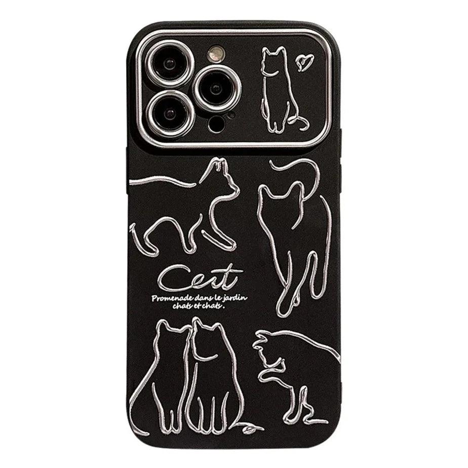 Capa I Love Cats Para iPhone - Loux