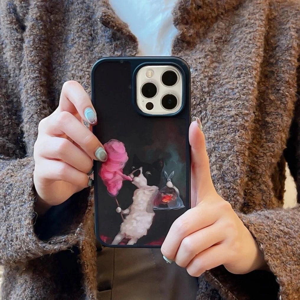 Capa Cotton Candy Para iPhone - Loux