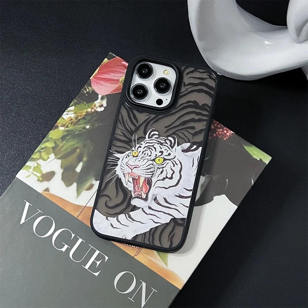 Capa Fierce Feline Para iPhone - Loux