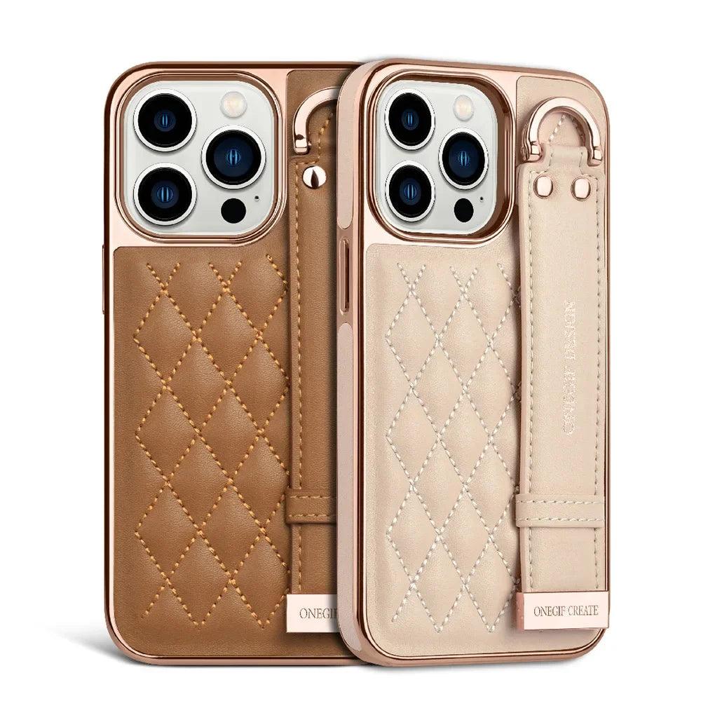 Capa LuxeLeather de Couro Para iPhone - Loux