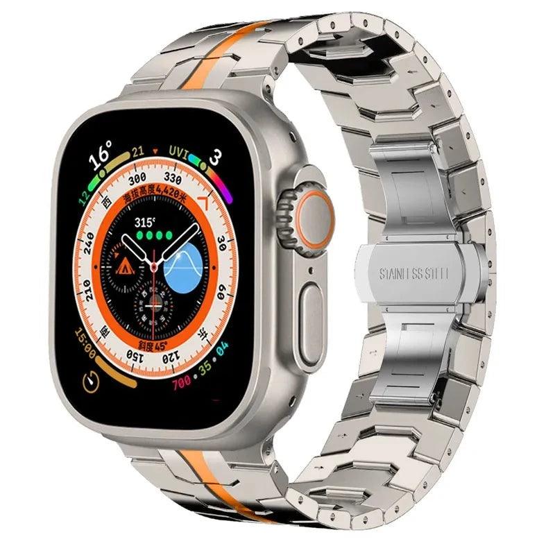 Pulseira Vanguard de Aço Inox Para Apple Watch - Loux