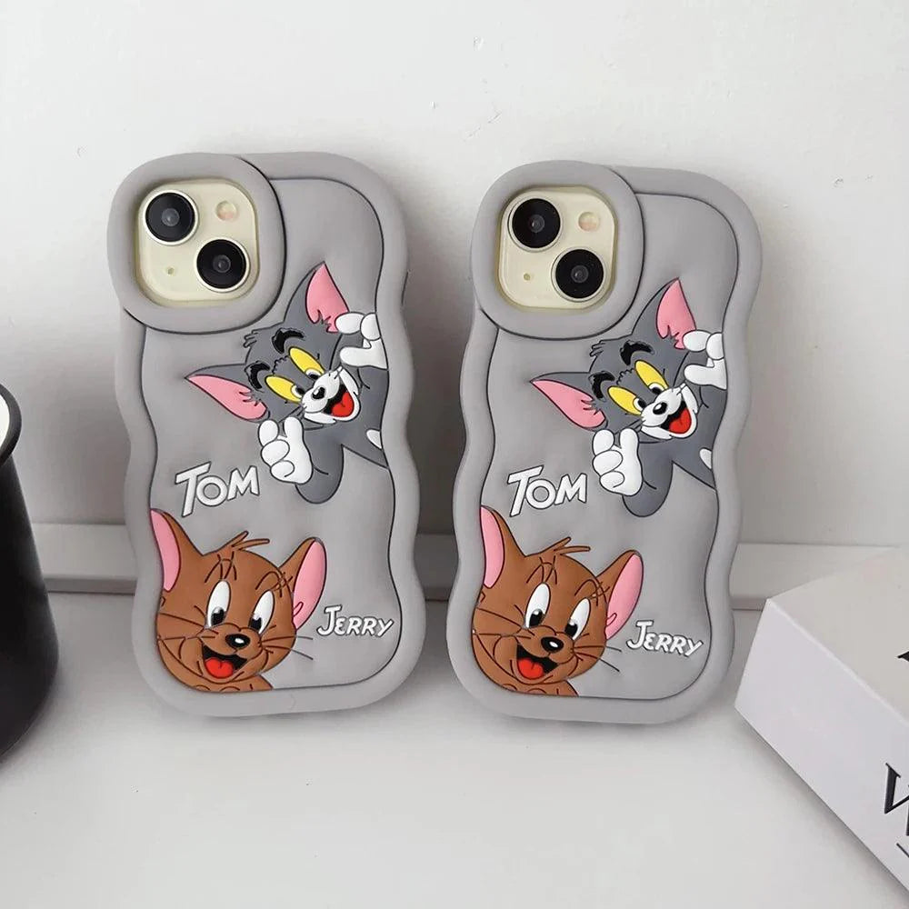 Capa Tom e Jerry Cartoon Para iPhone - Loux