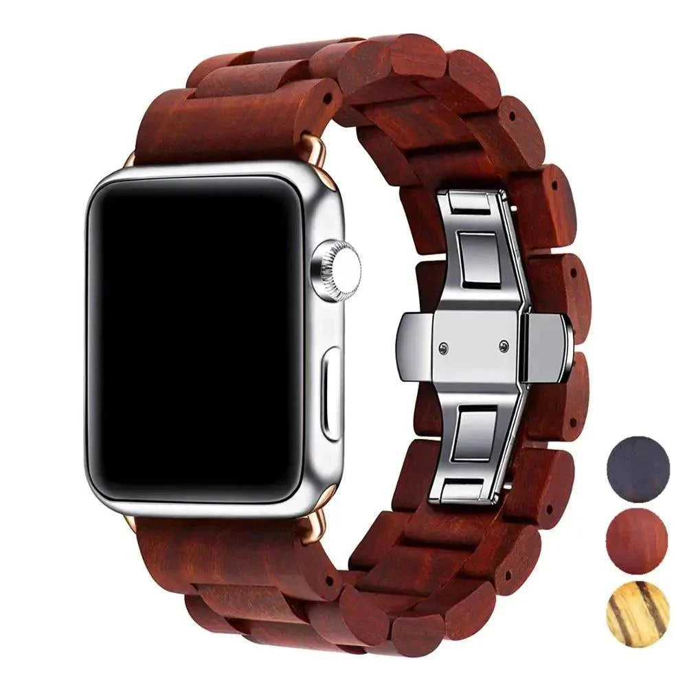 Pulseira Equinox de Madeira Para Apple Watch - Loux