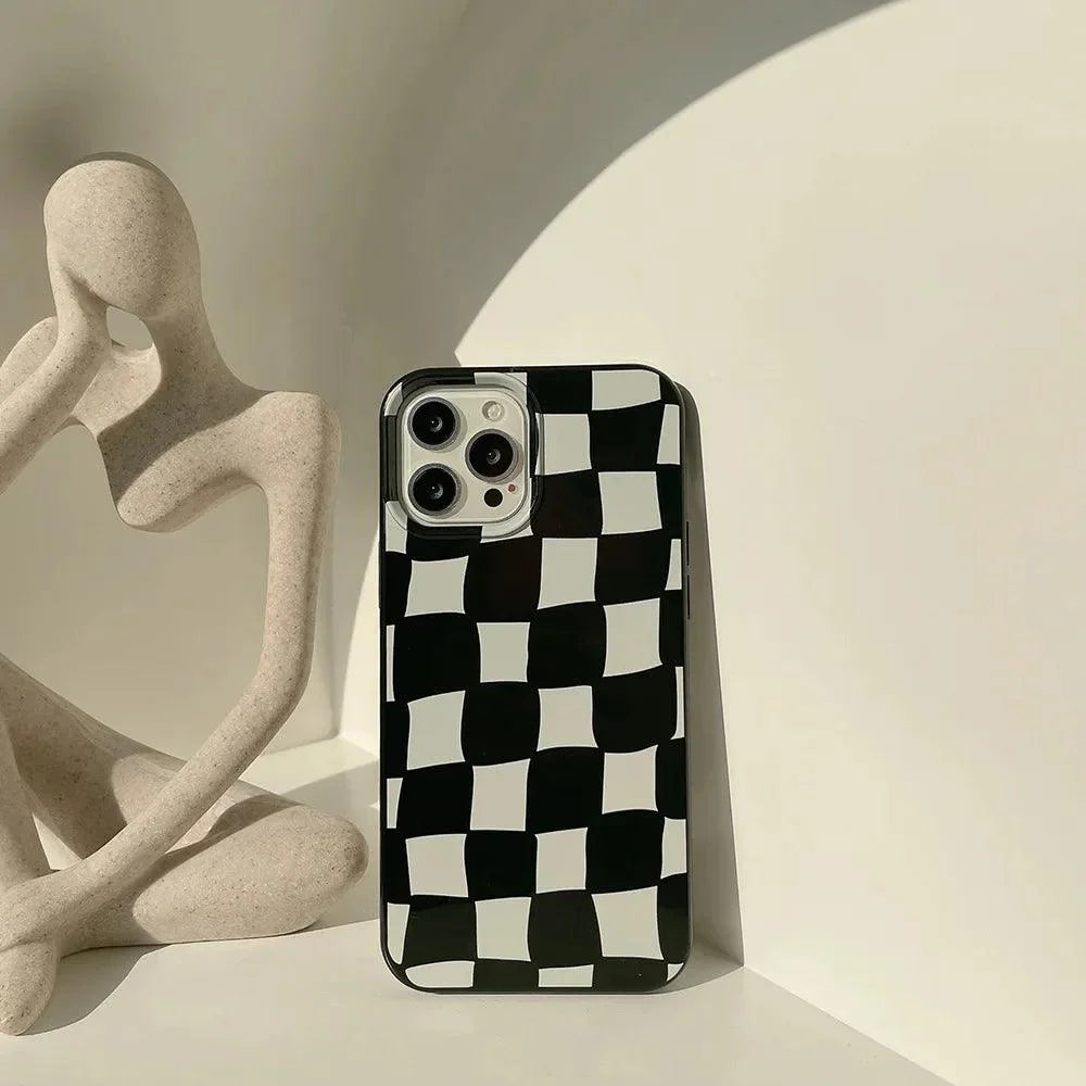 Capa Checkerboard Para iPhone - Loux